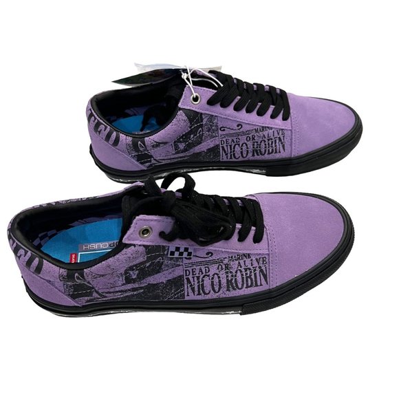Vans Shoes Mens 8.5 One Piece Wanted Nico Rob Skate Old Skoo Purple Sneakers - Picture 3 of 10